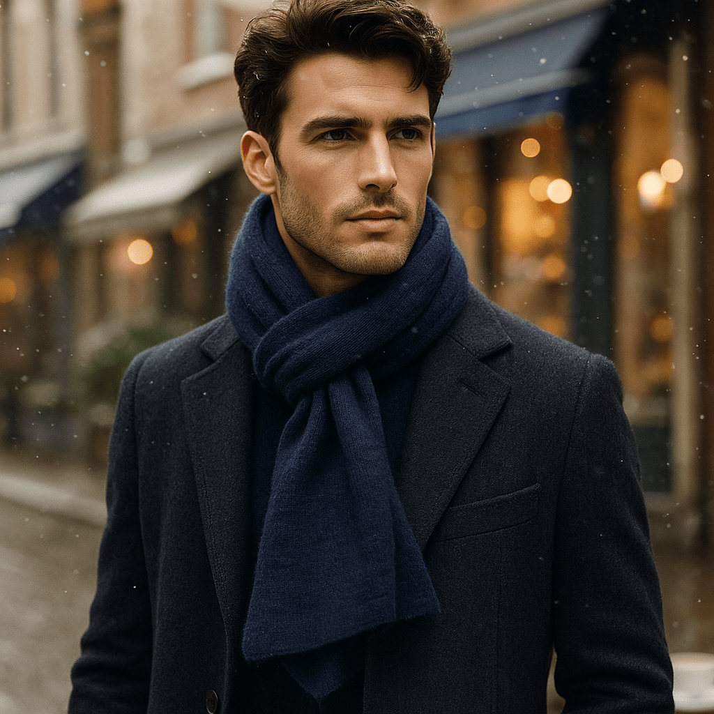 Uniseksowa Szalik z Kaszmiru – Ciepło i Elegancja Zimy