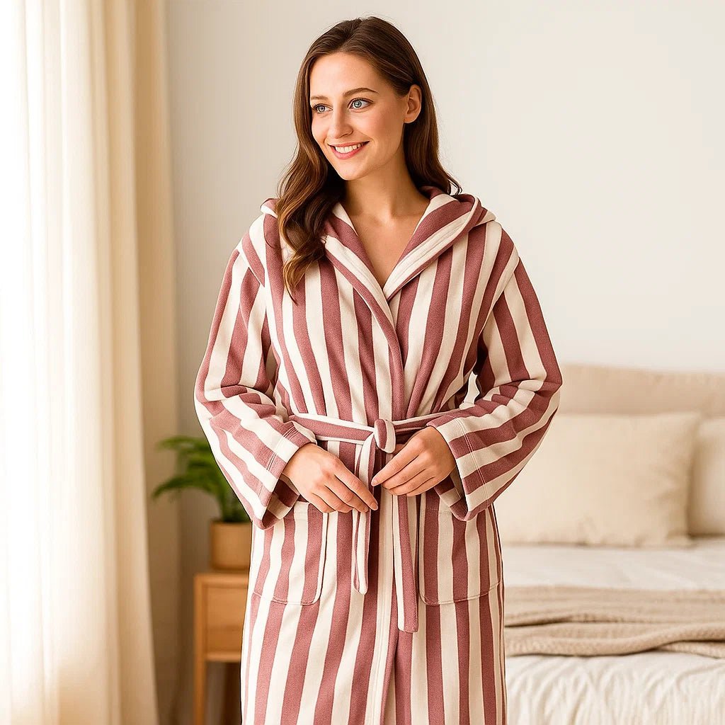 VeluLuxe – Jedwabisty Szlafrok o Hotelowej Atyrze dla Najwyższego Relaksu