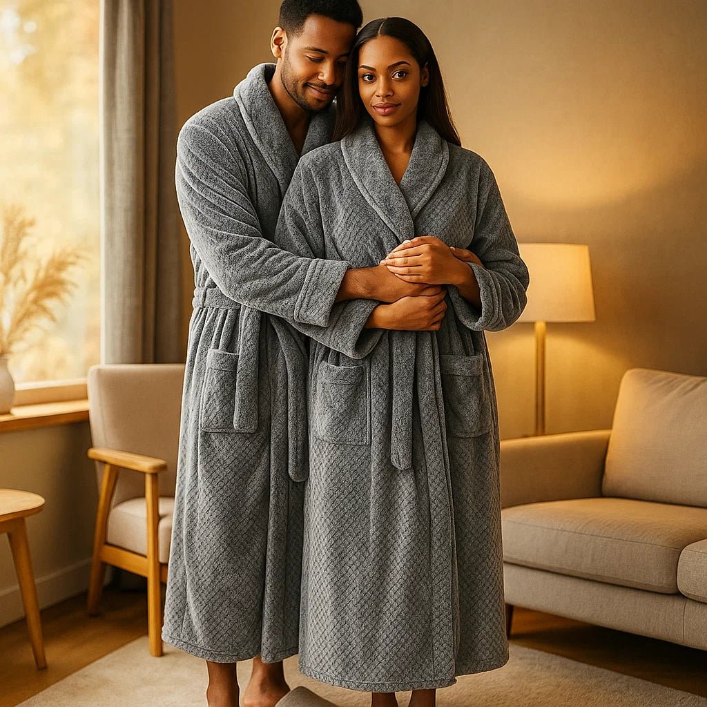 Vivano | Elegancki Szlafrok Fleece z Najwyższym Komfortem Noszenia