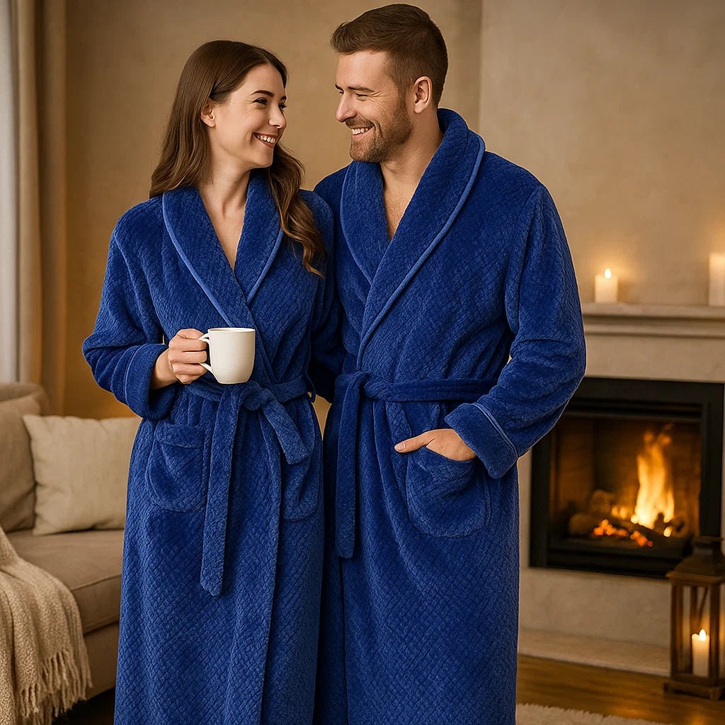 Vivano | Elegancki Szlafrok Fleece z Najwyższym Komfortem Noszenia