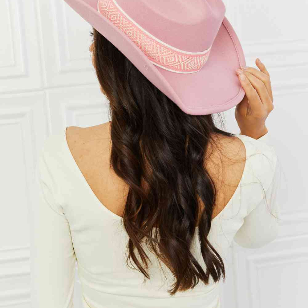 Vivano | Fame Western Cutie Kapelusz Kowbojski w Kolorze Różowym - vivano - warszawa