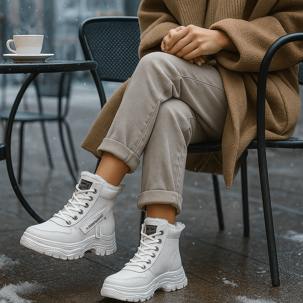 Wodoodporne botki zimowe – ciepło i komfort polarowy