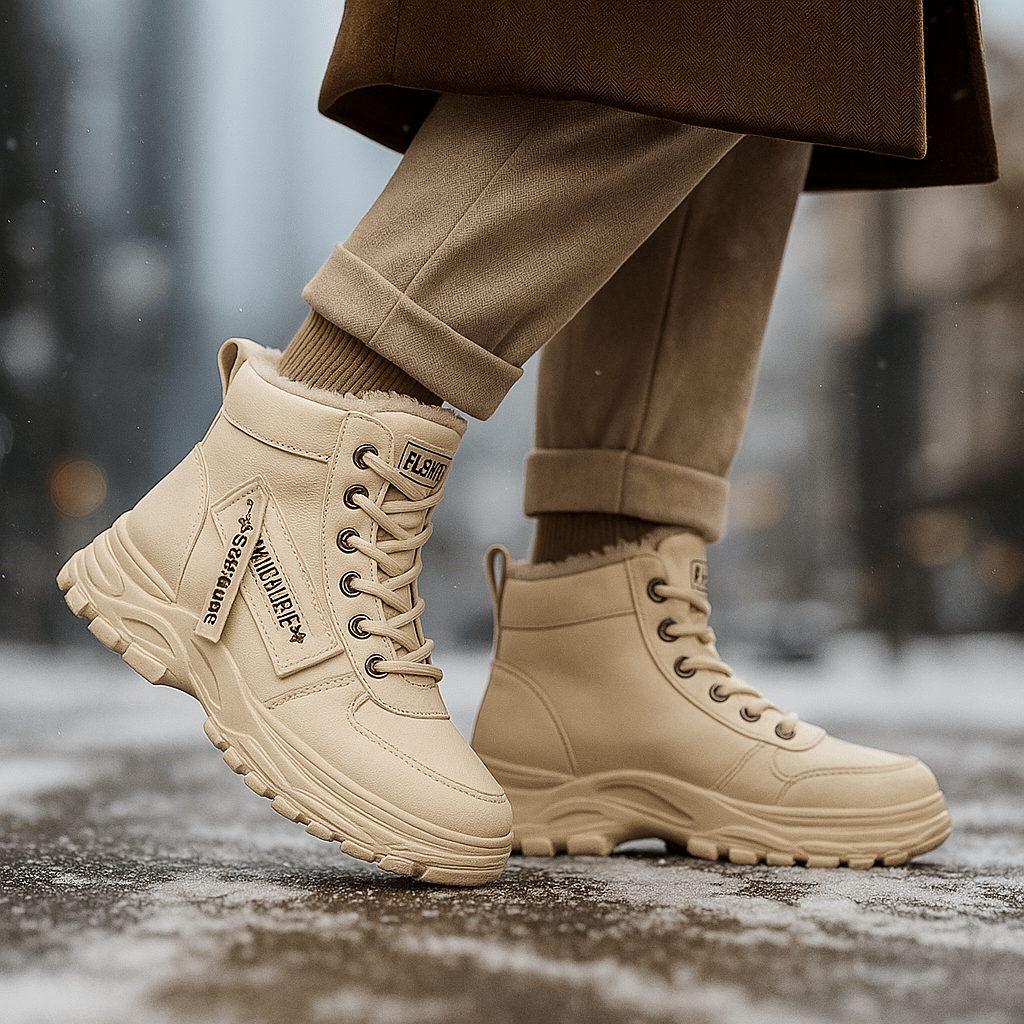 Wodoodporne botki zimowe – ciepło i komfort polarowy