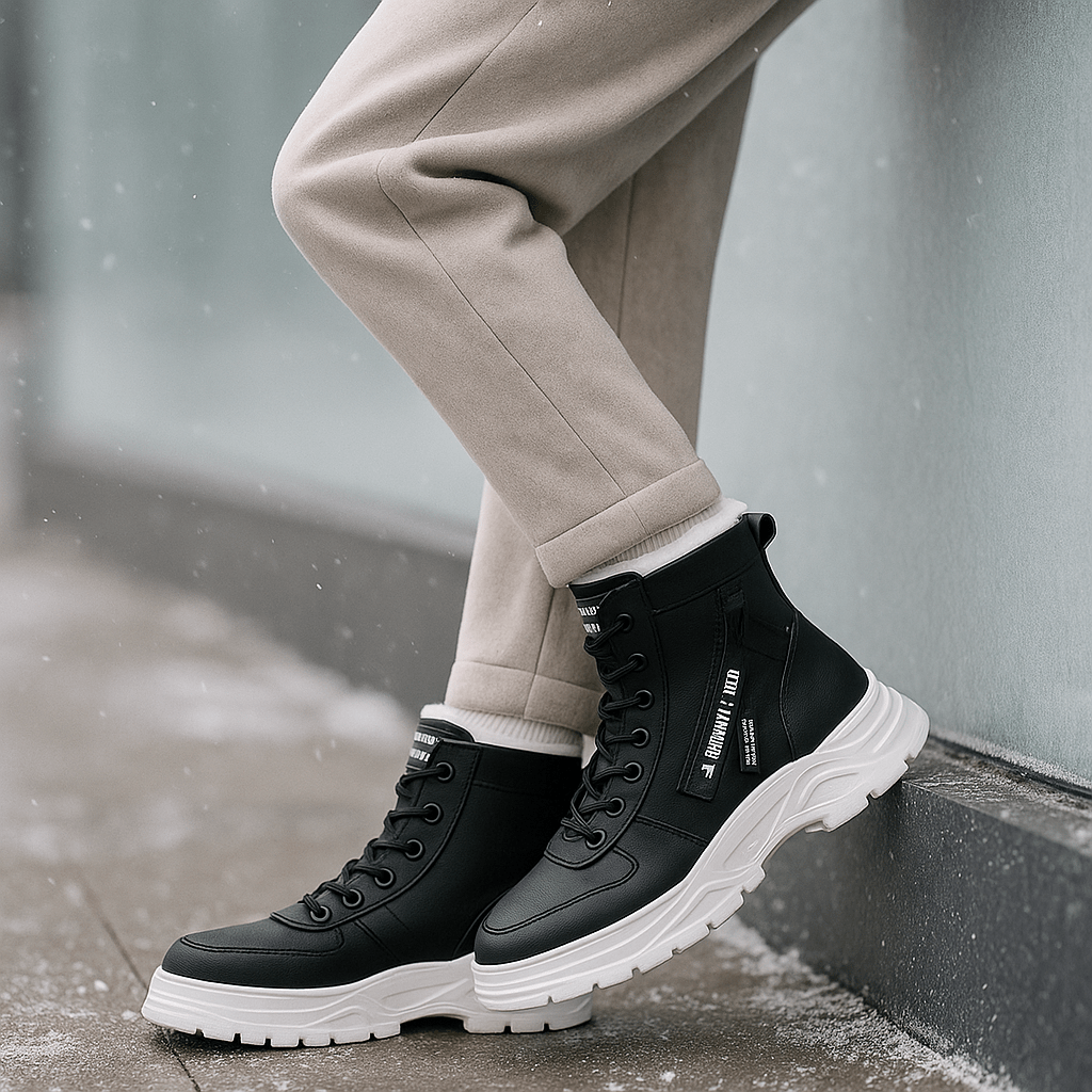 Wodoodporne botki zimowe – ciepło i komfort polarowy