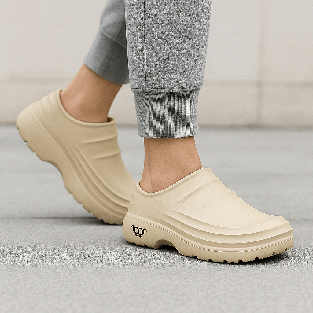 Wodoodporne saboty ortopedyczne dla kobiet - absorpcja wstrząsów - vivano - warszawa