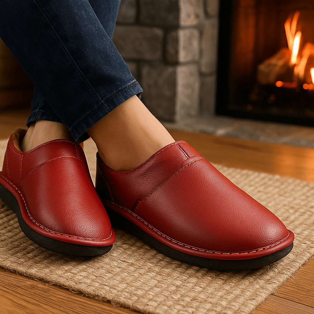 Wodoodporne skórzane sandały męskie – wygodne i ciepłe