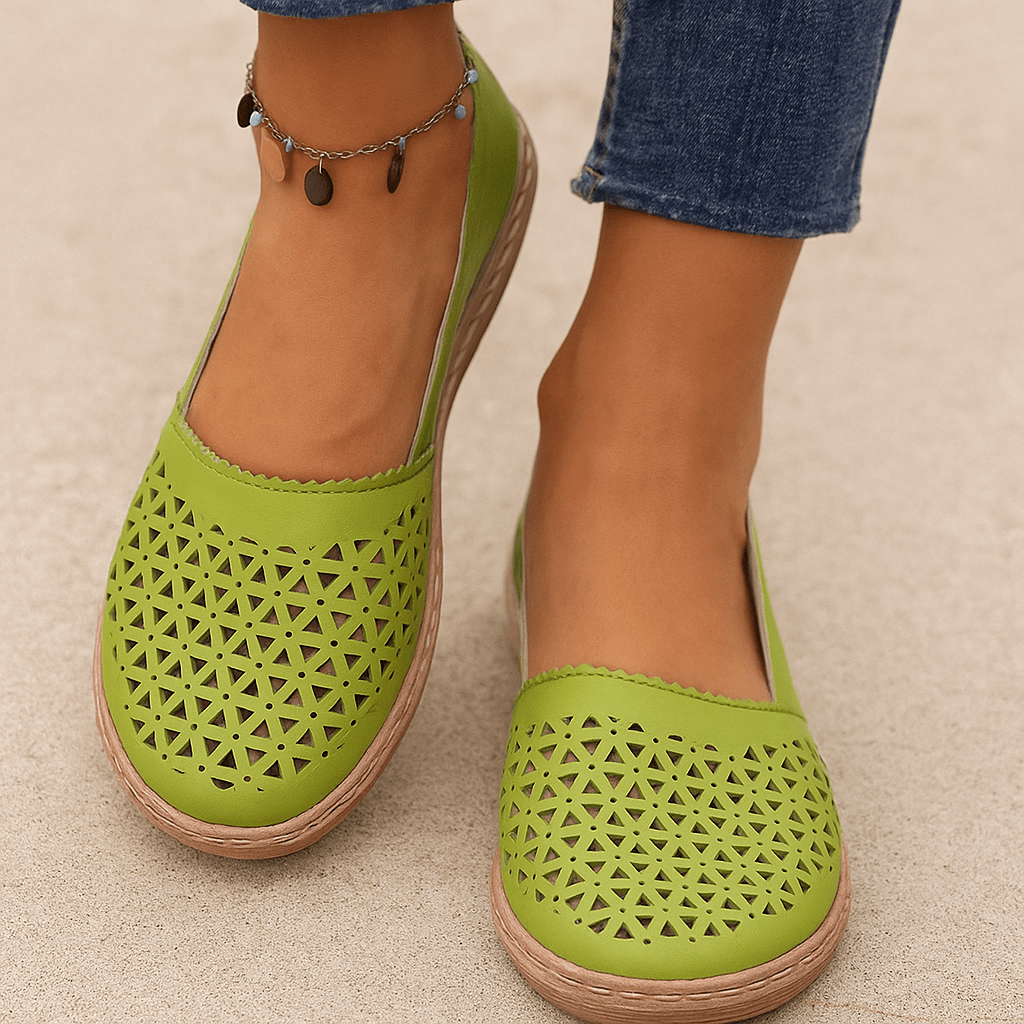 Wygodne - perforowane - mokasyny damskie - vivano - warszawa