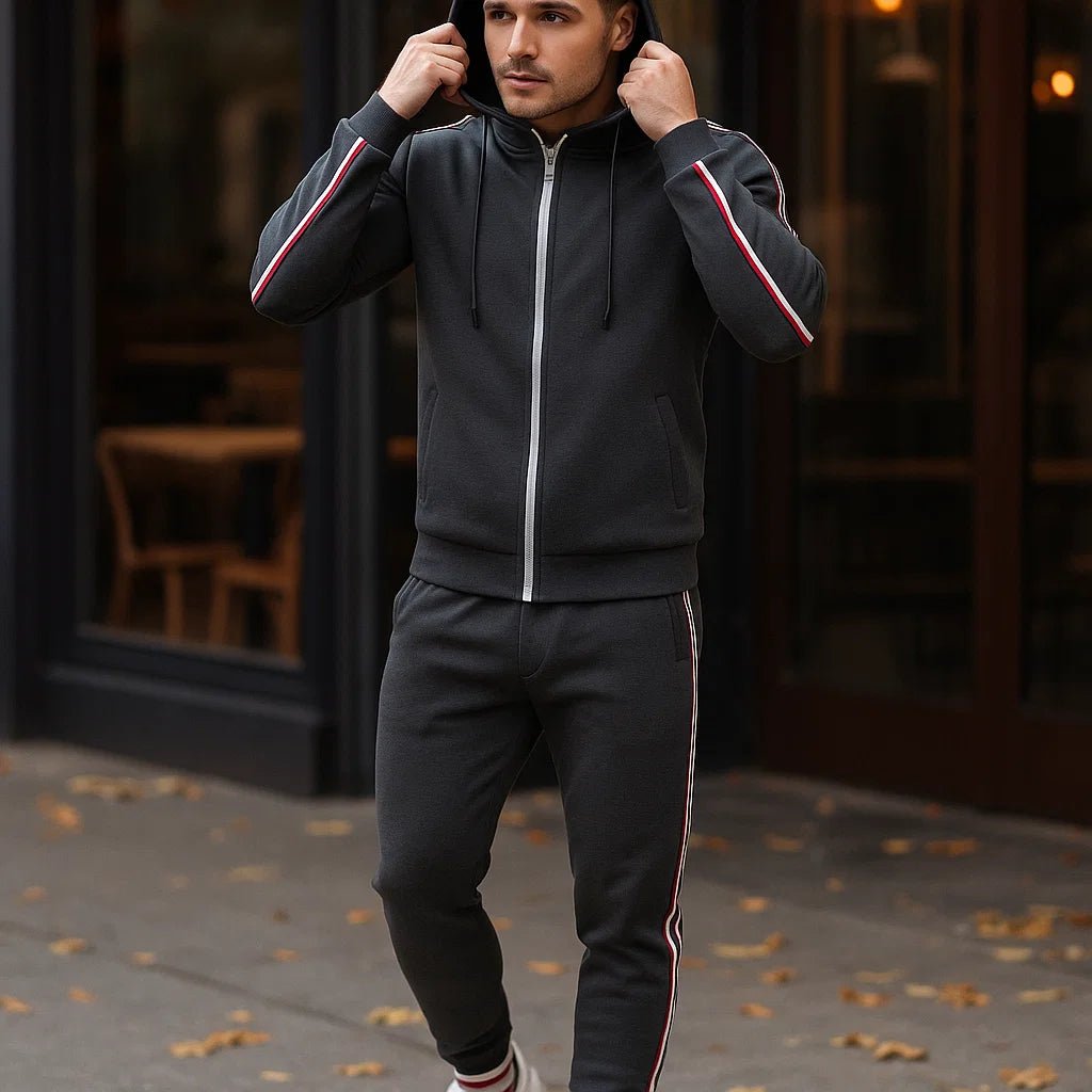Wygodny Męski Zestaw Treningowy Damon - Sportowy - Komfortowy