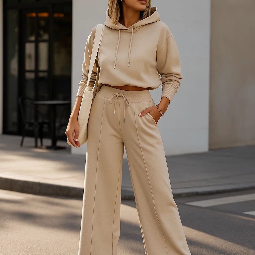 Zestaw Hoodie Alenya - Komplet dresowy - Stylowy - Komfortowy - Damski