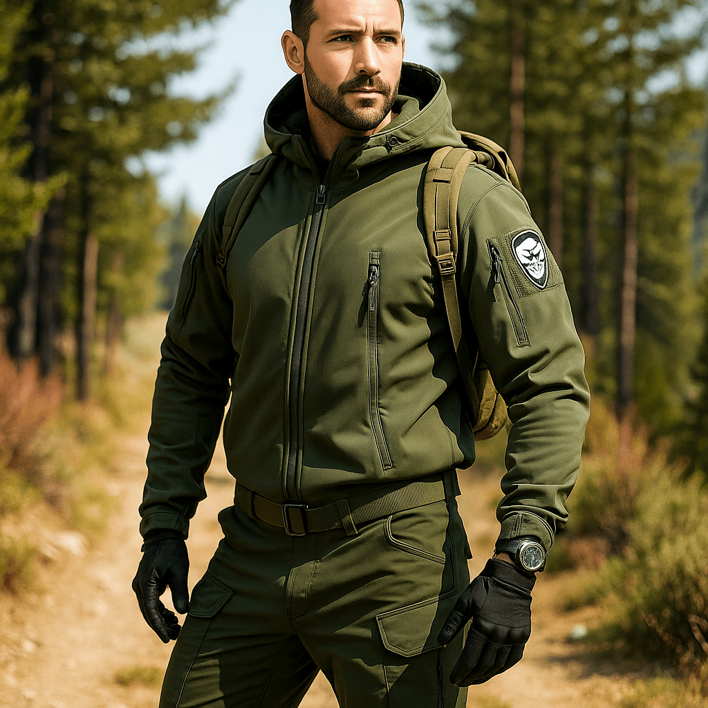 Męski wodoodporny taktyczny zestaw outdoor