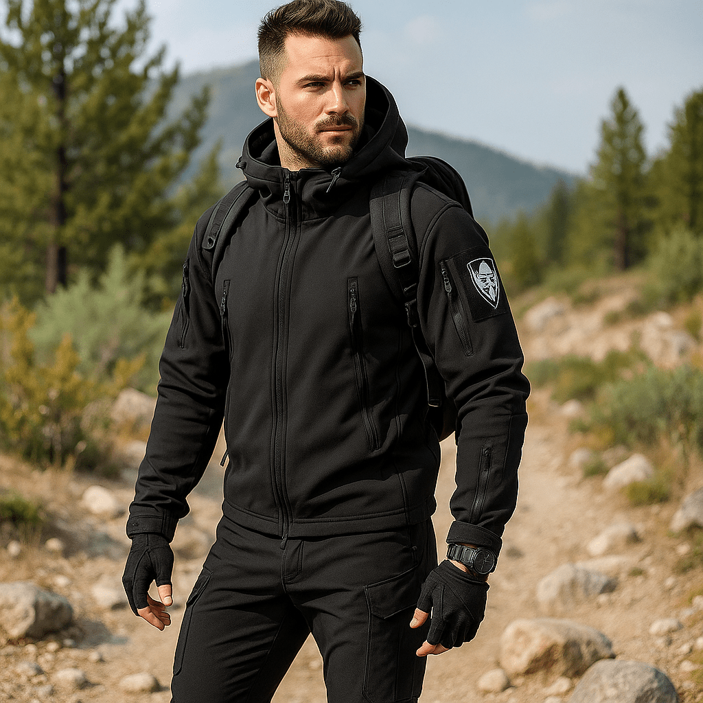 Męski wodoodporny taktyczny zestaw outdoor