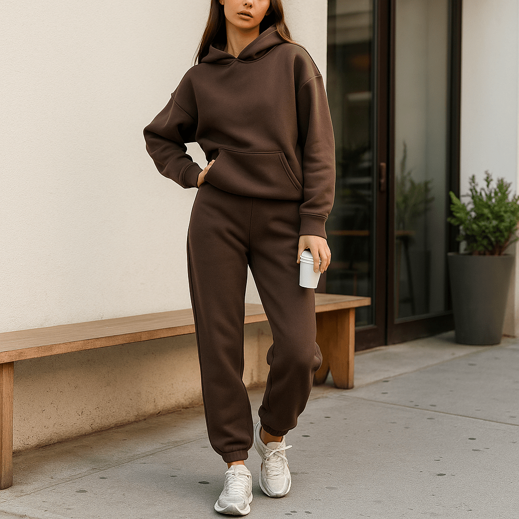 Zestaw treningowy dla kobiet - Zestaw dresowy - Jogger damski
