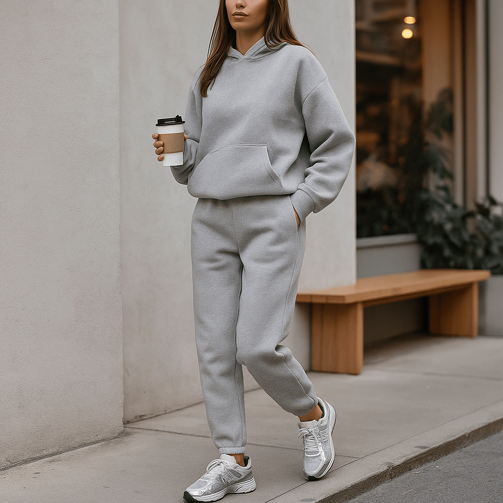 Zestaw treningowy dla kobiet - Zestaw dresowy - Jogger damski