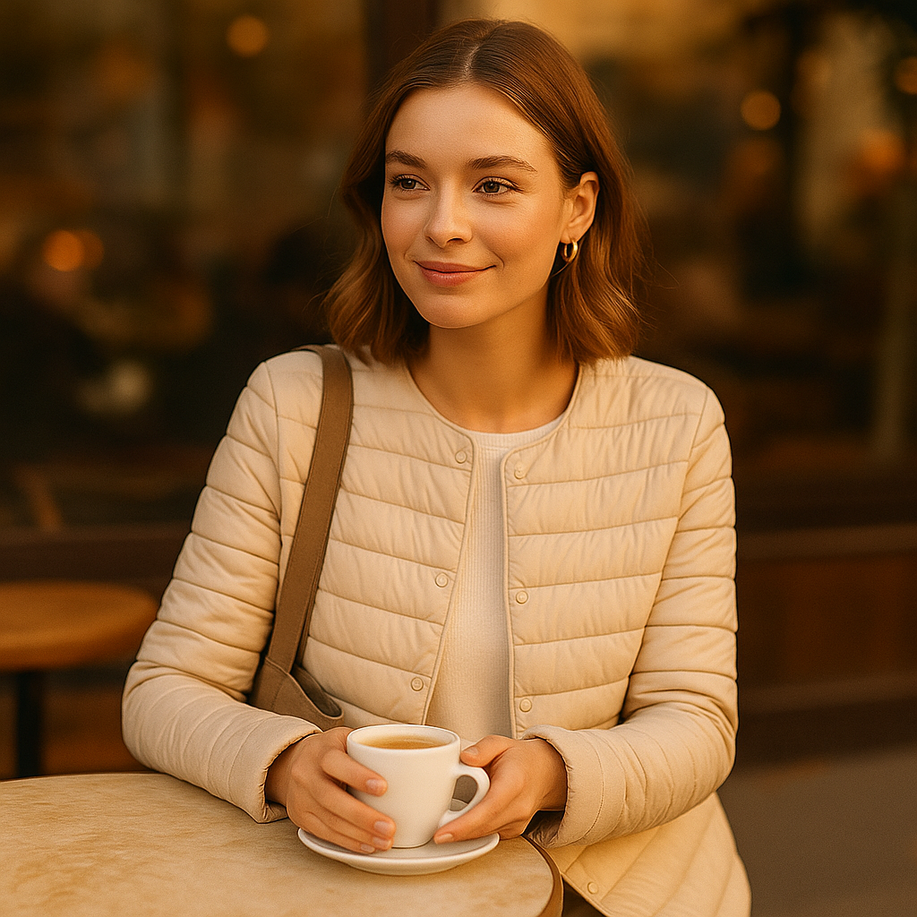 Lekka Damska Kurtka Puchowa Zimowa