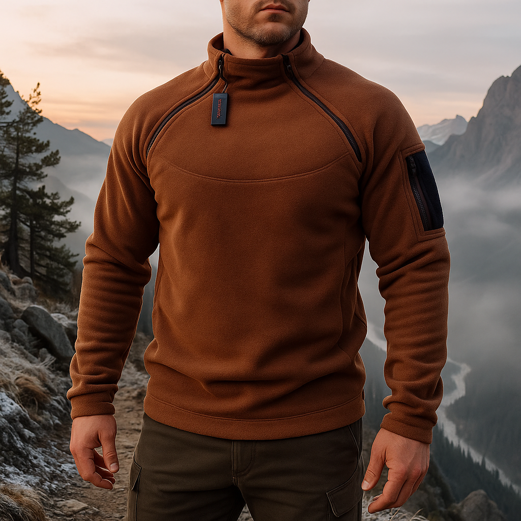 Wiatroszczelny - Taktyczny - Męski Fleece Pullover