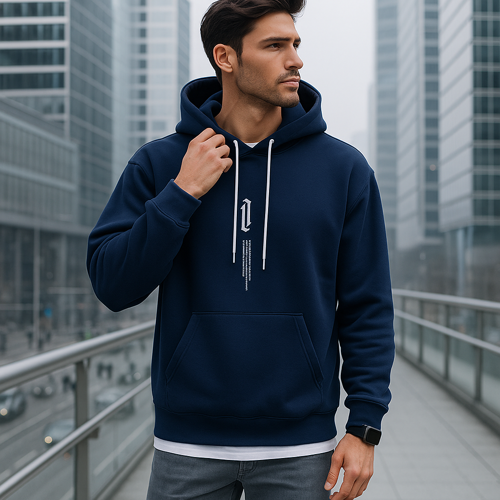 Męska Bluza z Kapturem Oversize – Stylowa i Wygodna