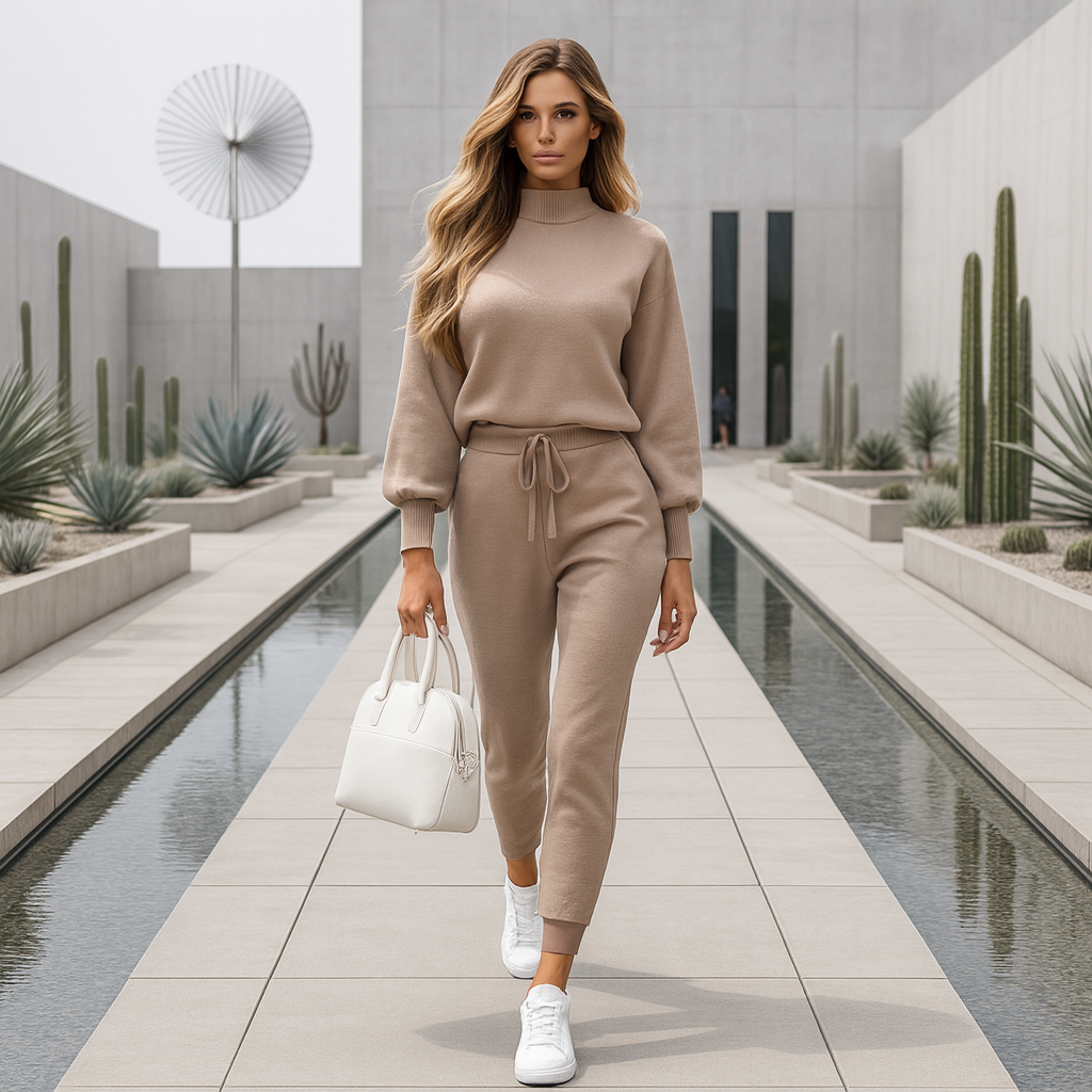 Elora - klasyczny 2-częściowy zestaw - dla kobiet - elegancki - uniwersalny