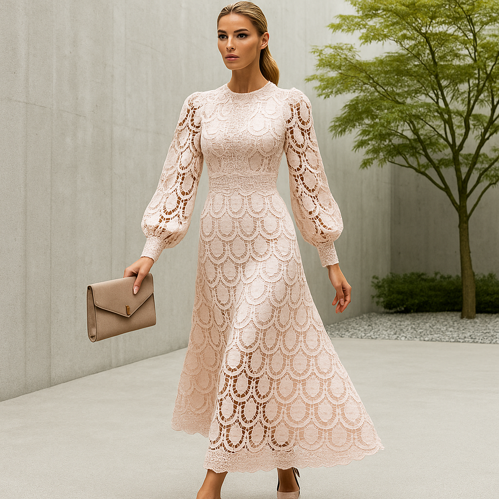 Alisha - Elegancka Sukienka Wieczorowa Koronkowa - Dla Kobiet