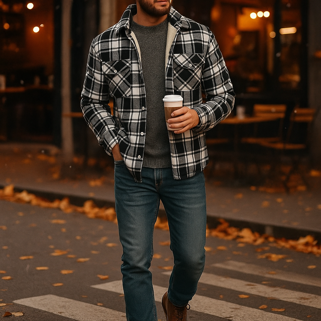 Vivano – Fleece’owa Kurtka w Kratę RALPH