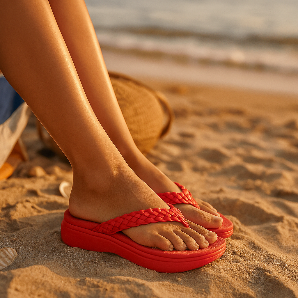 SoftMotion Ortopedyczne Klapki Damskie