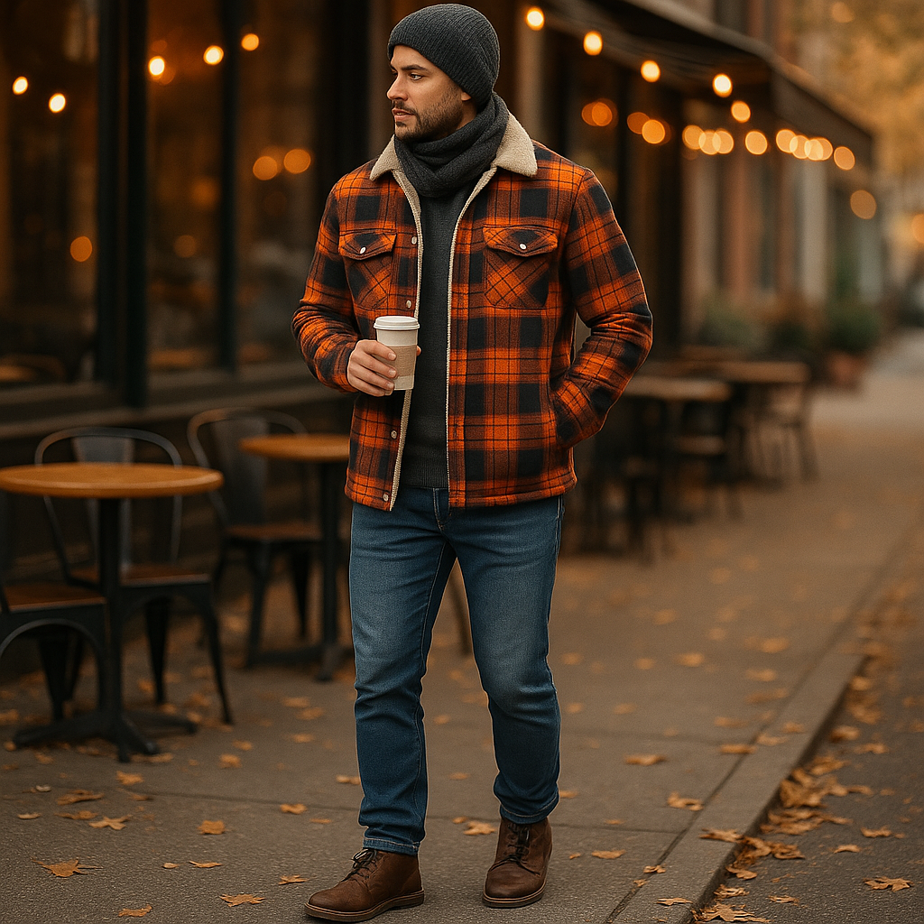 Vivano – Fleece’owa Kurtka w Kratę RALPH