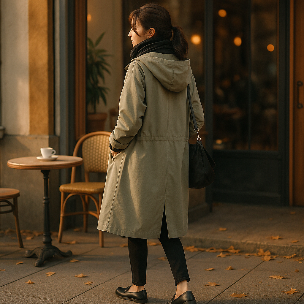 Sevena Wodoodporny Płaszcz Trench Dla Kobiet