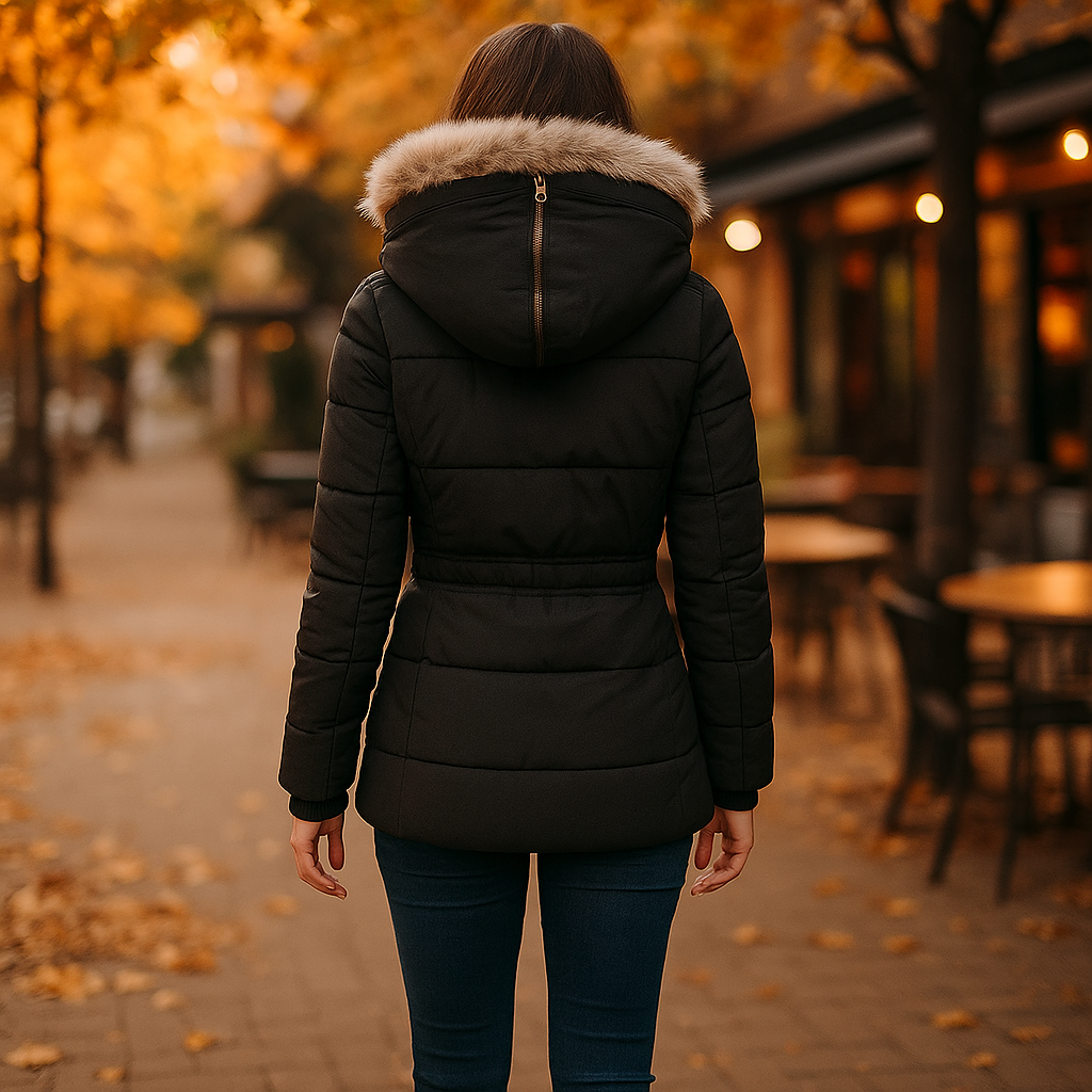 Vivano | Wolff – Ciepła Kurtka Zimowa z Futerkiem dla Kobiet