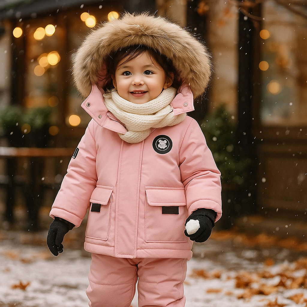 Vivano – Zestaw Dziecięcy: Płaszcz + Kombinezon