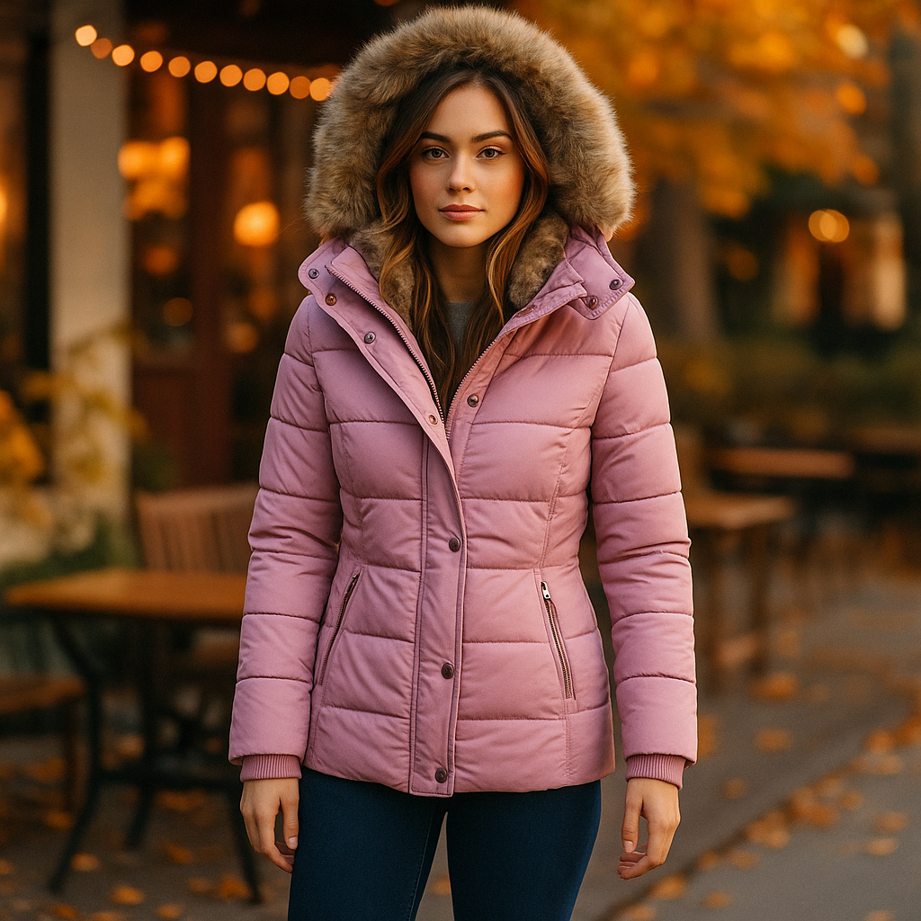 Vivano | Wolff – Ciepła Kurtka Zimowa z Futerkiem dla Kobiet