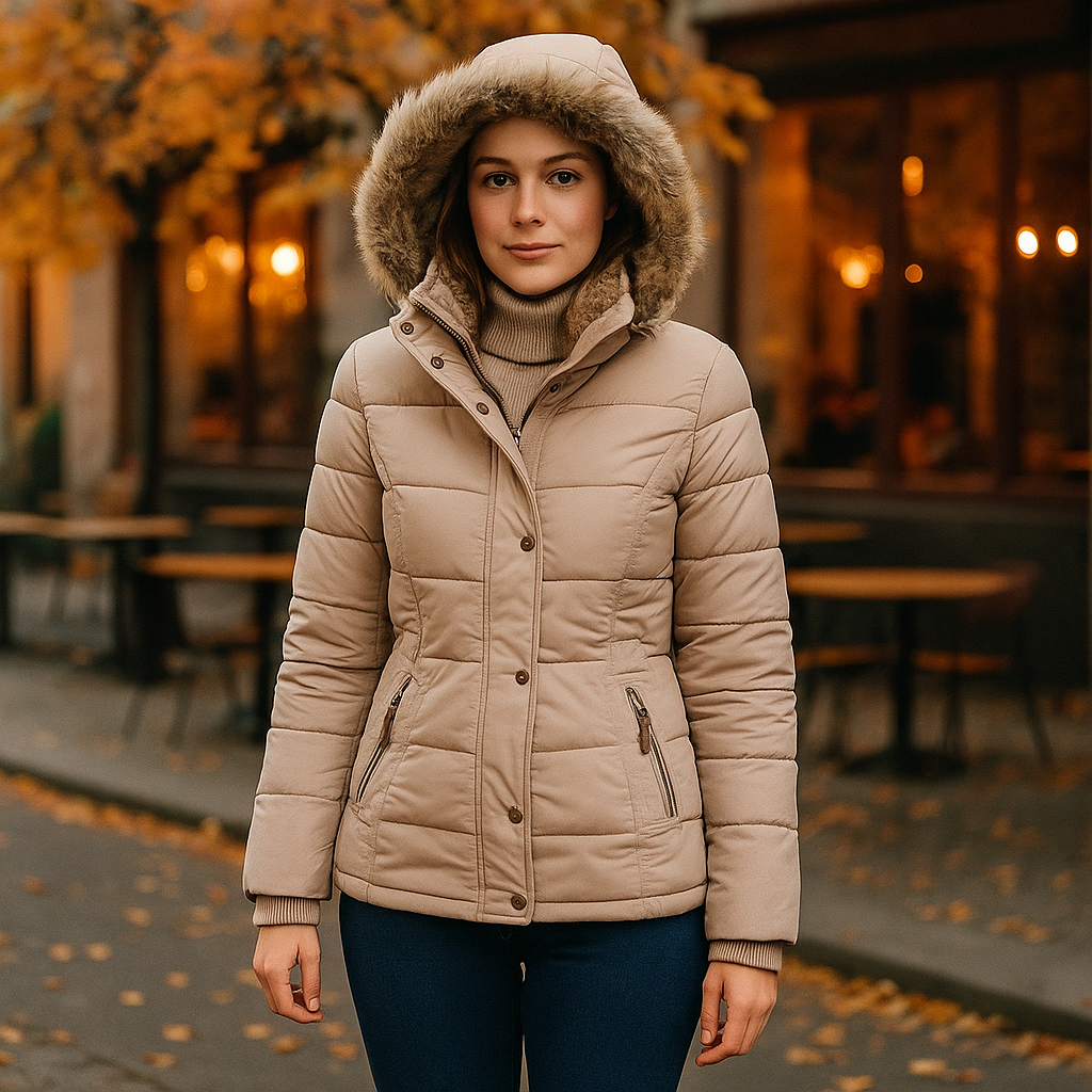 Vivano | Wolff – Ciepła Kurtka Zimowa z Futerkiem dla Kobiet