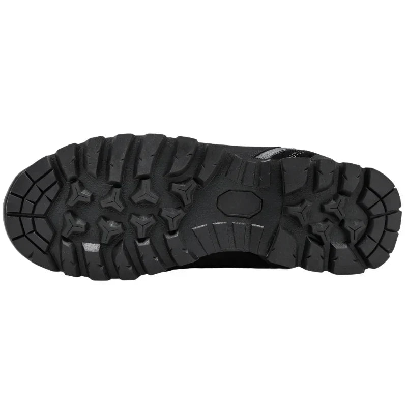 Męskie Buty Wędrówkowe - Sznurowane - Wodoodporne - Antypoślizgowe