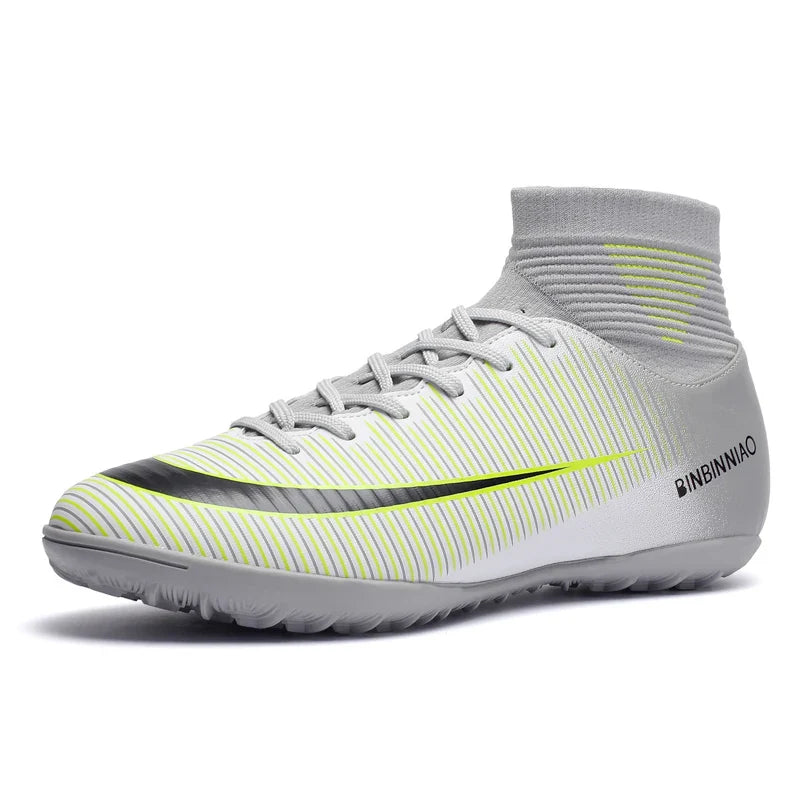 Męskie Buty Piłkarskie High-Top - Korki - Wysoka cholewka - Antypoślizgowe