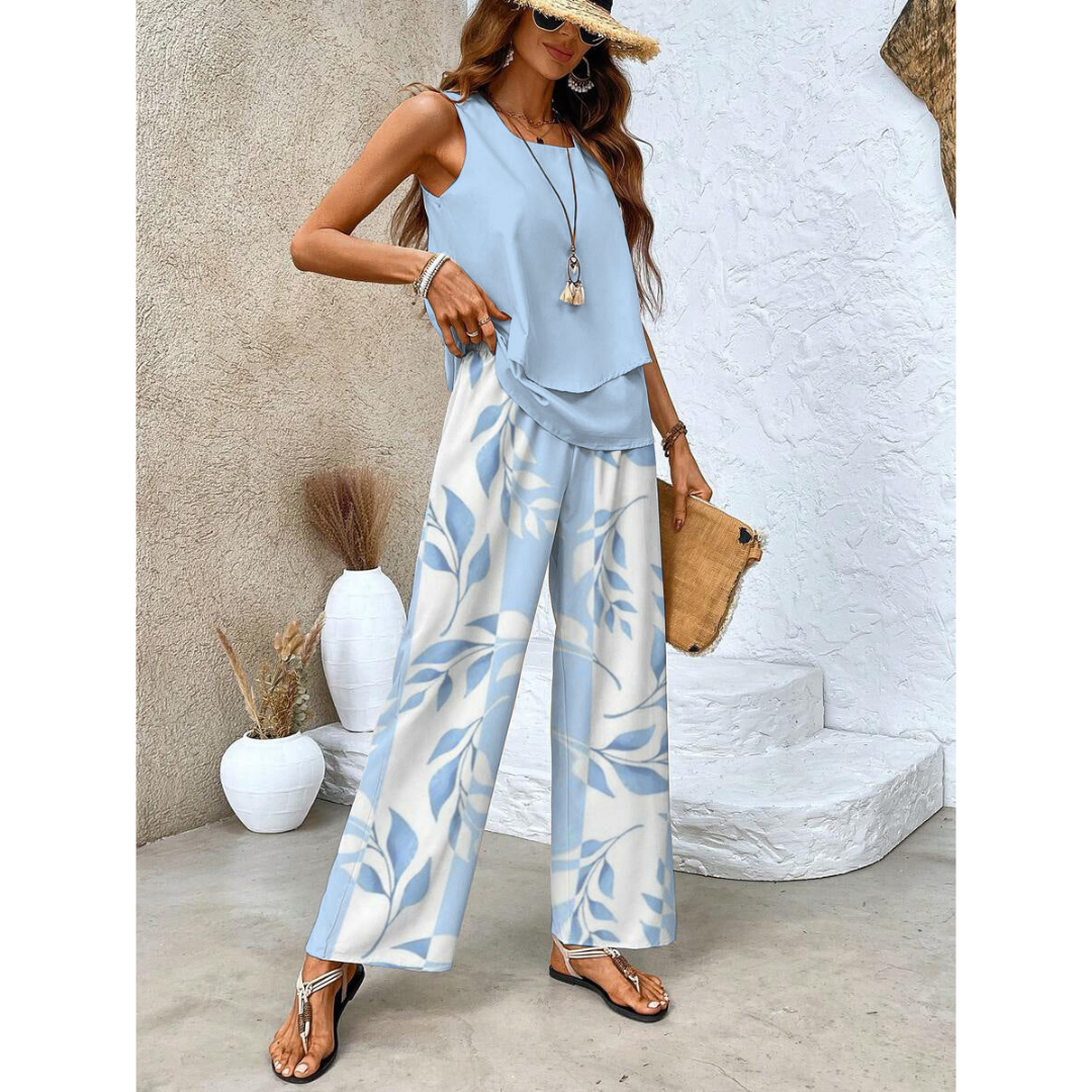 Sony - Stylowy letni zestaw dla kobiet - Lekki komplet