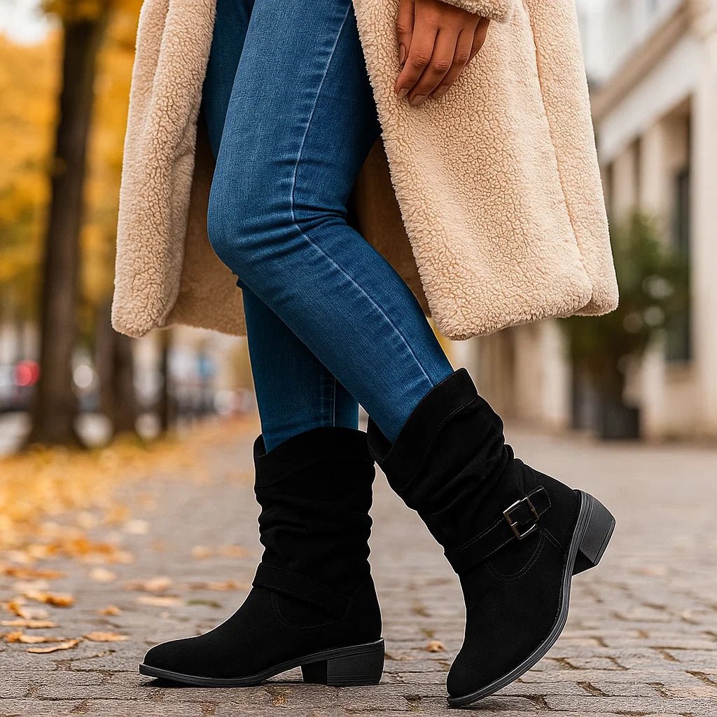 Agnieszka Kozaki Zamszowe – Ciepło i Styl na Zimę - vivano - warszawa