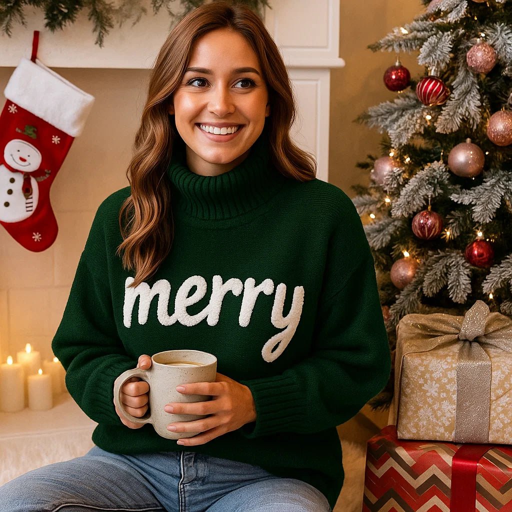 Arina – Kolorowy Sweter Bożonarodzeniowy