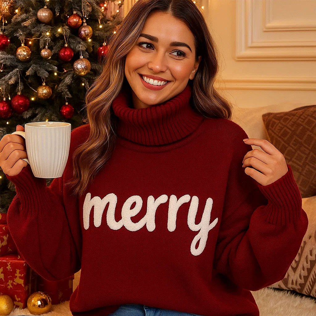 Arina – Kolorowy Sweter Bożonarodzeniowy