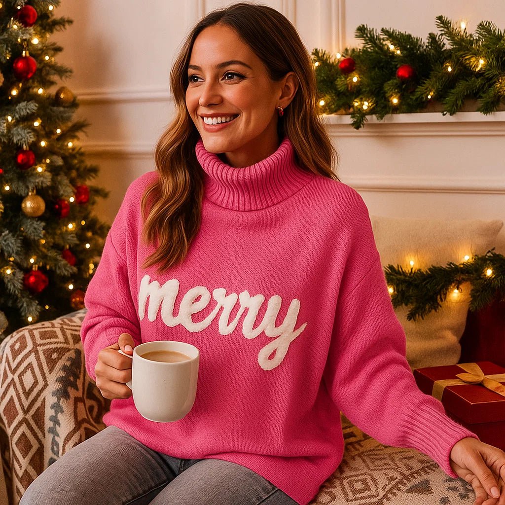 Arina – Kolorowy Sweter Bożonarodzeniowy