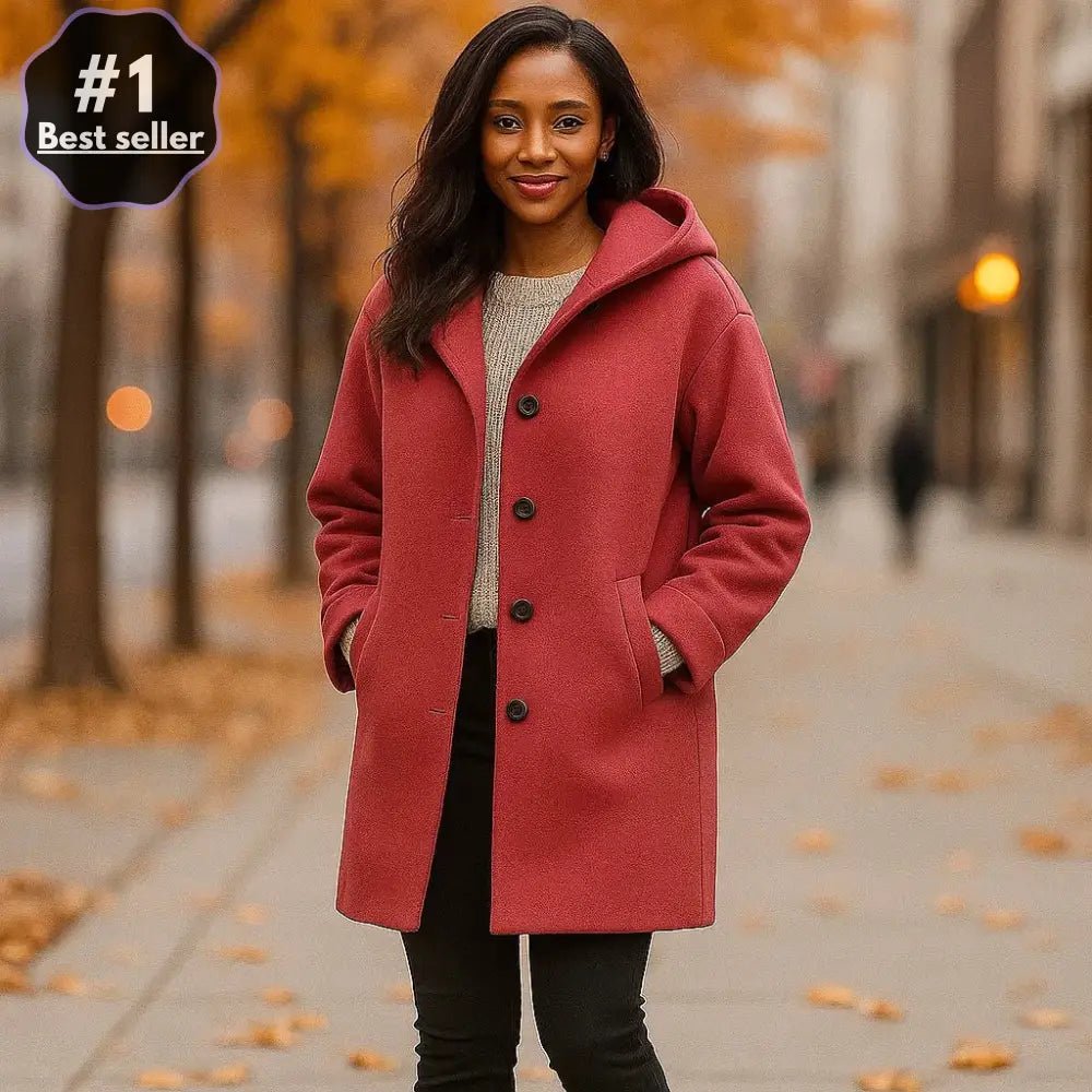 Averie – Limitowany Wełniany Płaszcz Damski - vivano - warszawa