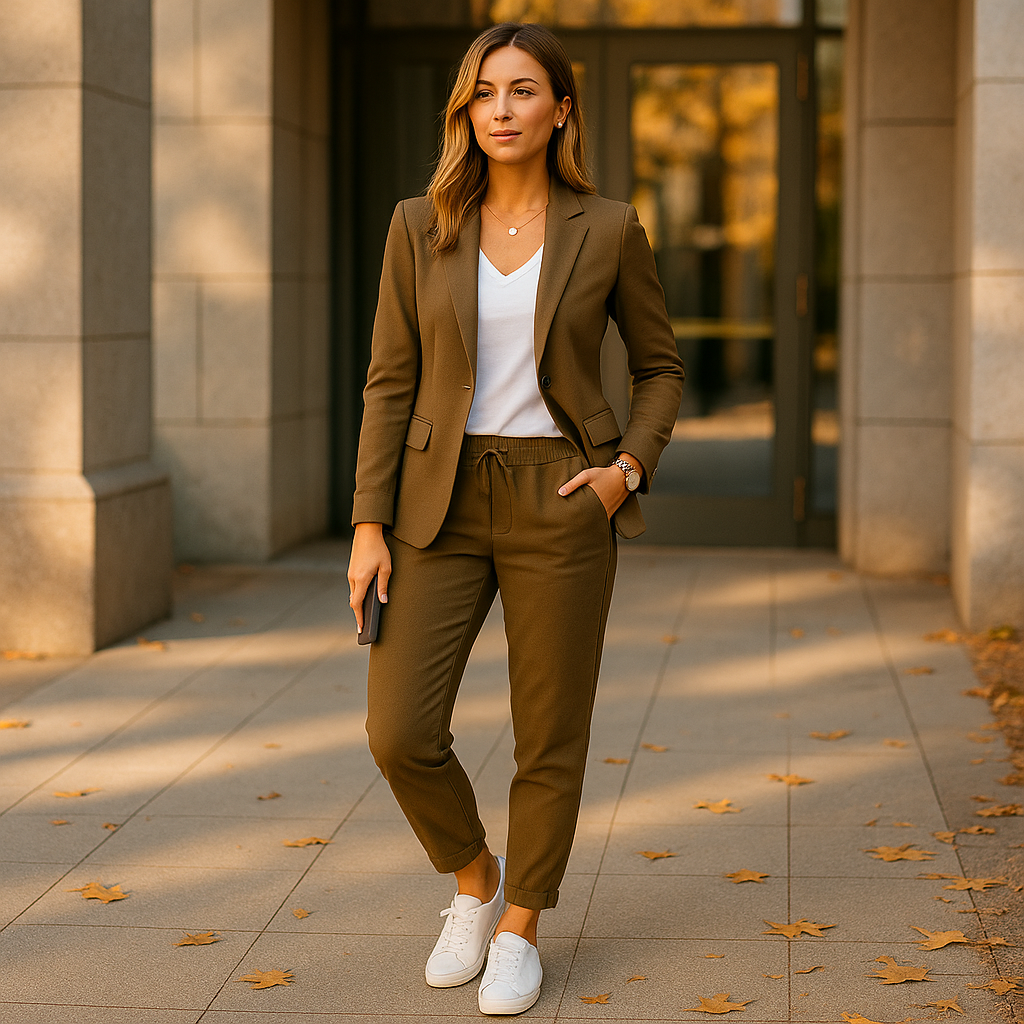 Vivano Elegancki Zestaw Żakietowy Dla Kobiet