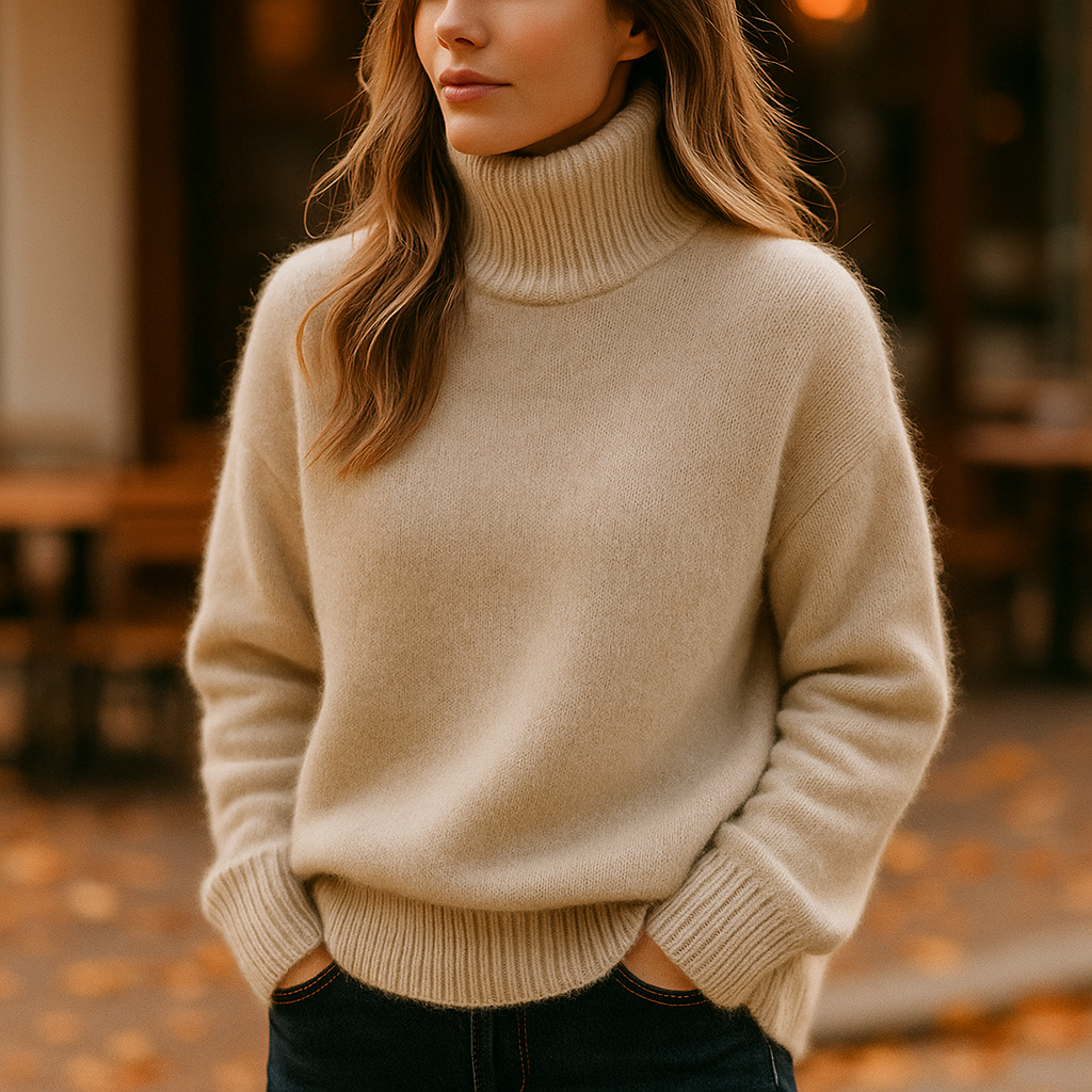 Vivano – Sweter z Kaszmiru z Golfem