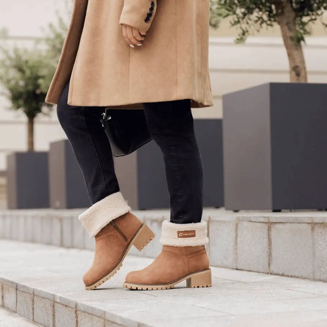 Bardzo Ciepłe i Stabilne Botki na Zimę - vivano - warszawa