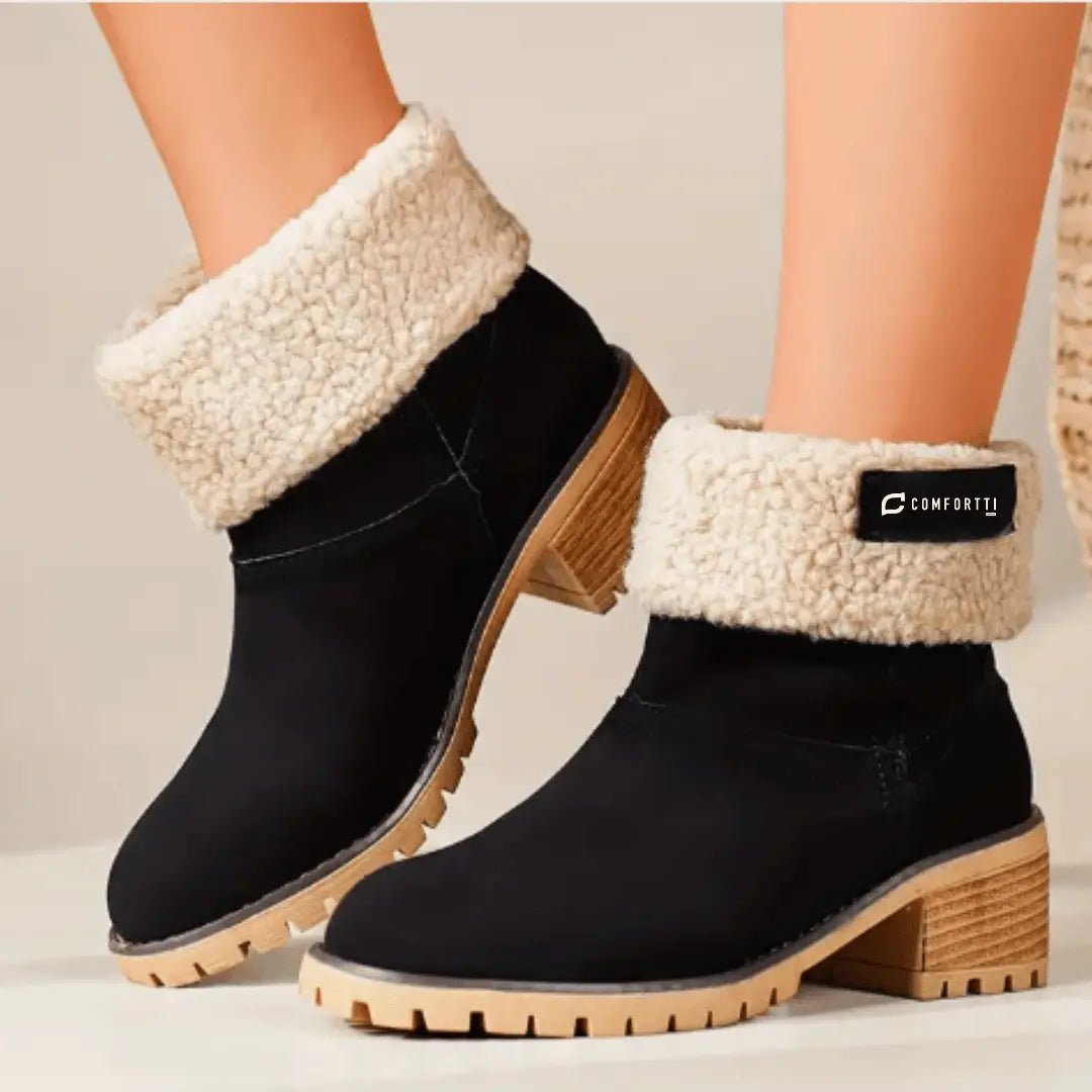 Bardzo Ciepłe i Stabilne Botki na Zimę - vivano - warszawa