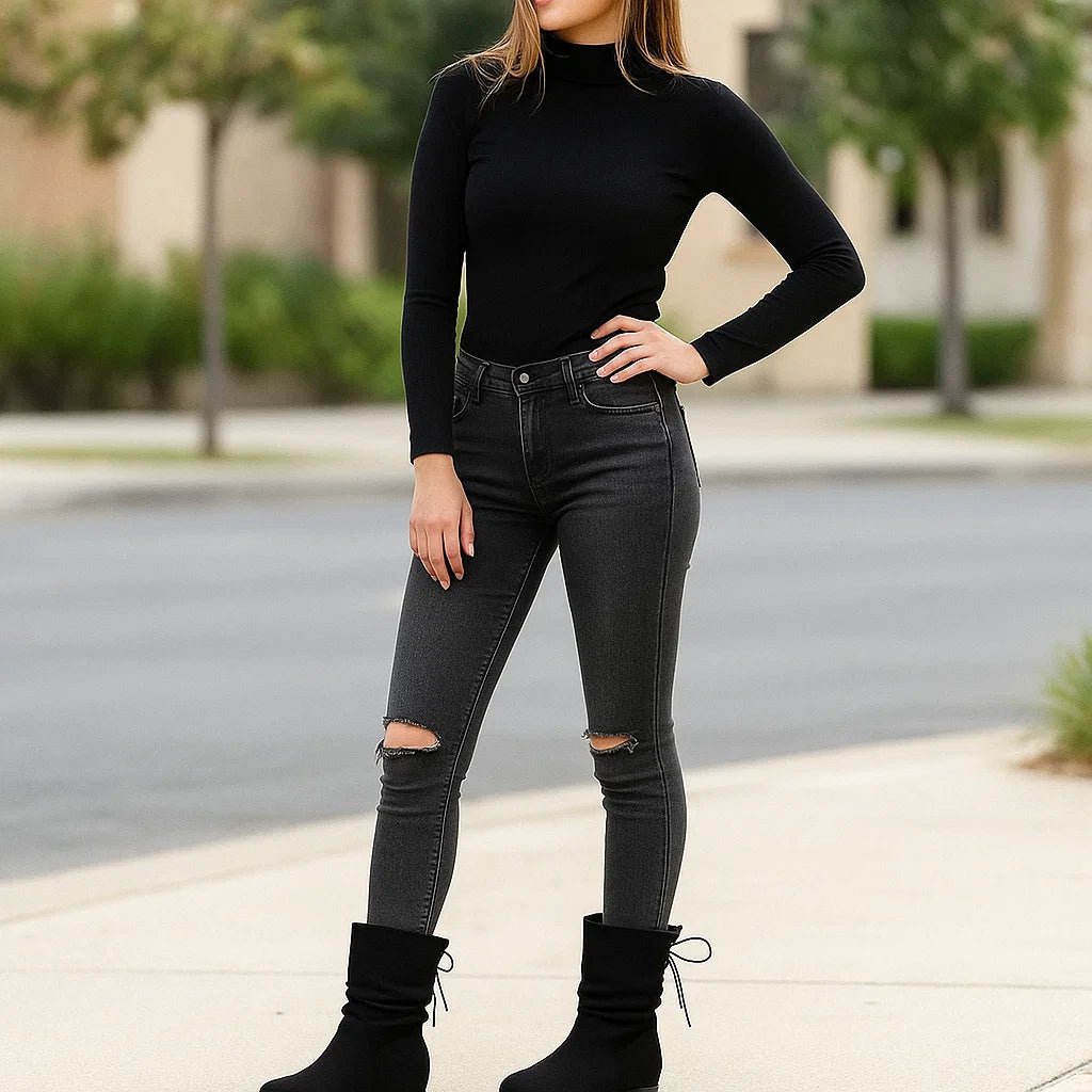 Botki Damskie Zamszowe Sznurowane - vivano - warszawa