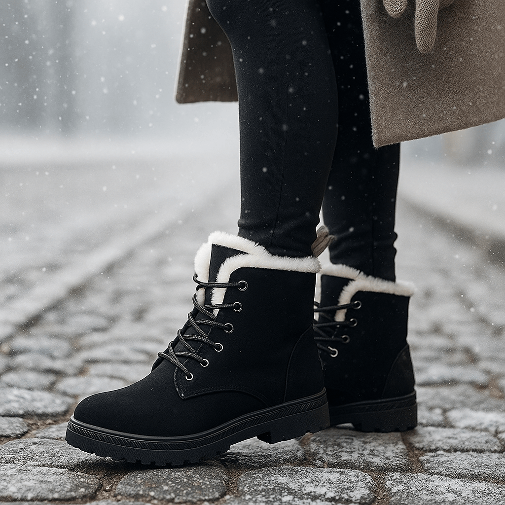 Botki Grace Podwójne – Ciepłe i Antypoślizgowe na Zimę