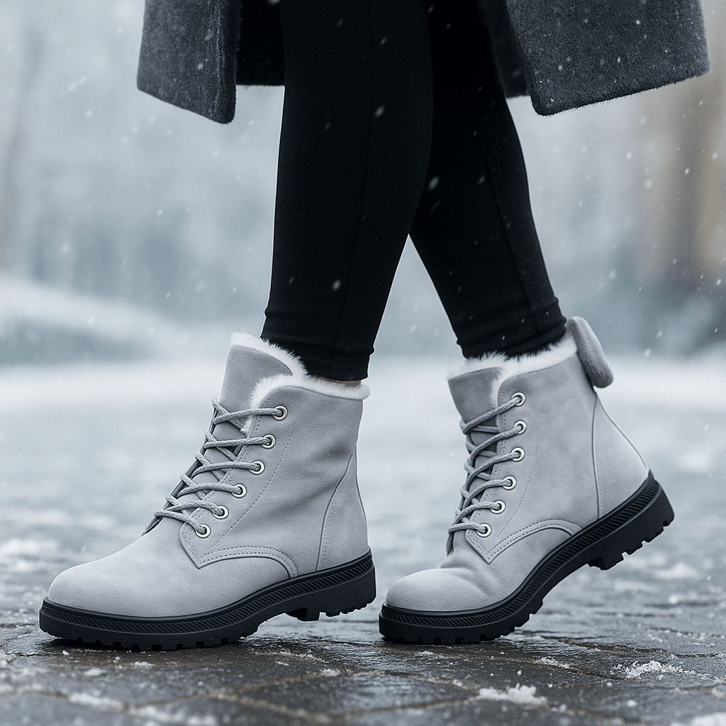 Botki Grace Podwójne – Ciepłe i Antypoślizgowe na Zimę