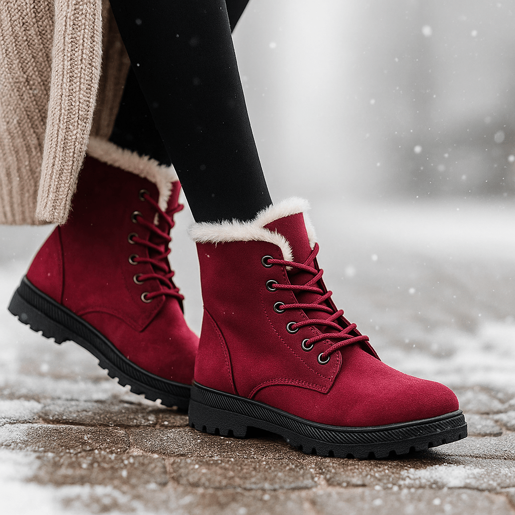 Botki Grace Podwójne – Ciepłe i Antypoślizgowe na Zimę