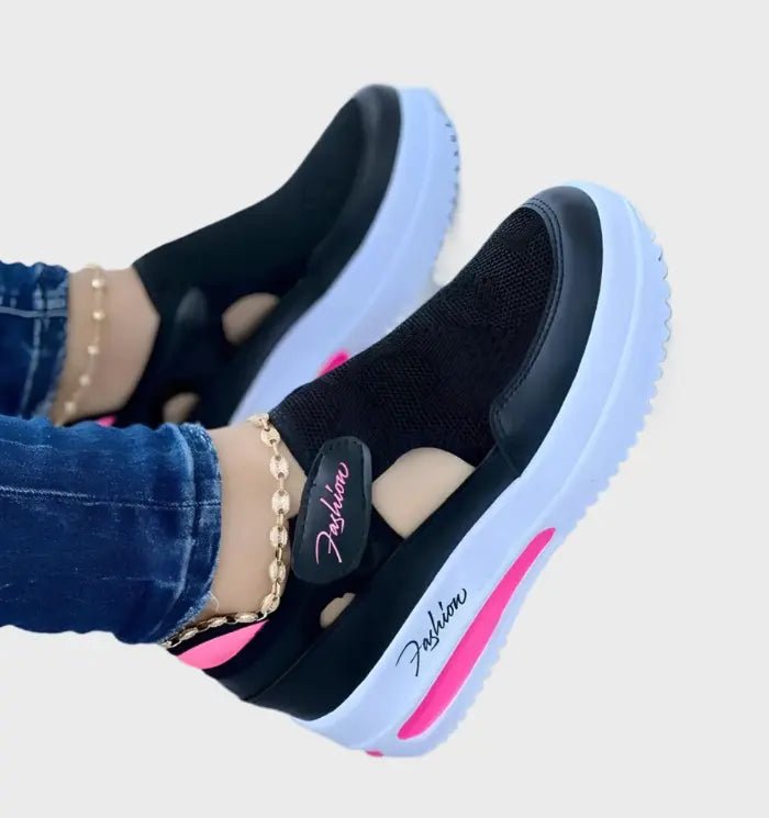 Buty sportowe damskie - gruba podeszwa - rzep - vivano - warszawa