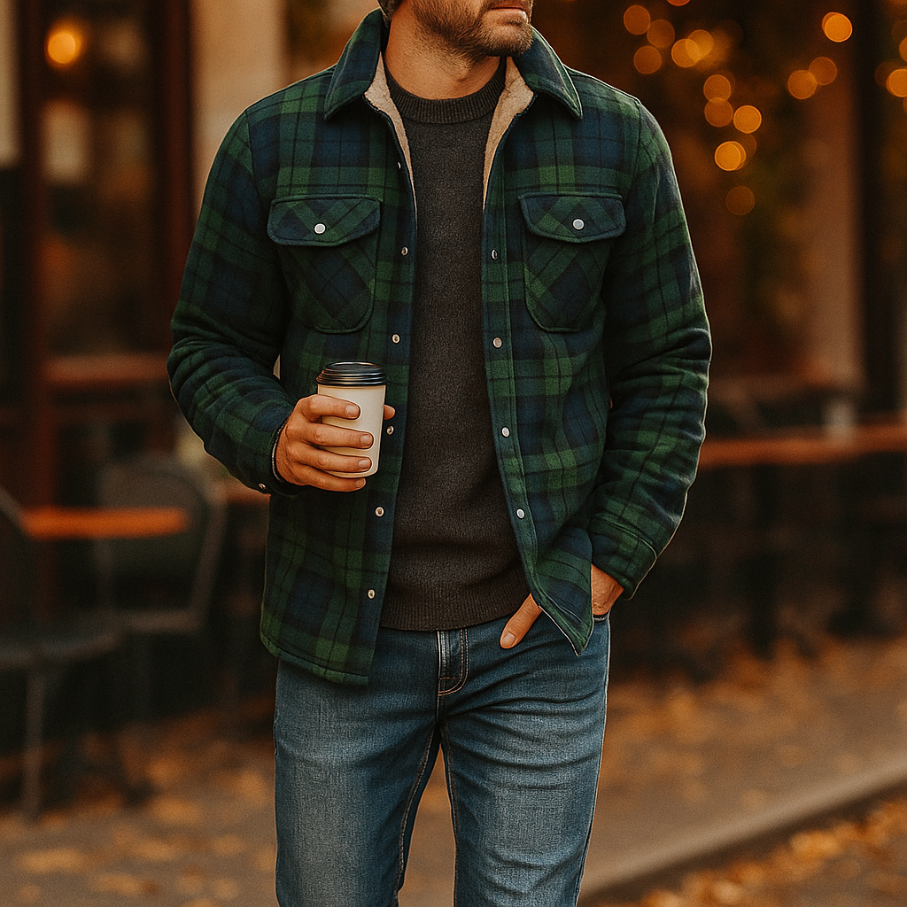 Vivano – Fleece’owa Kurtka w Kratę RALPH