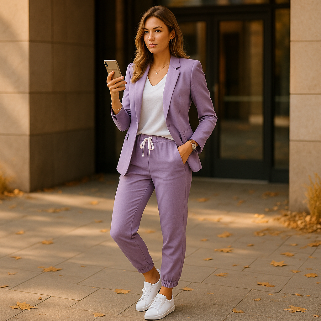 Vivano Elegancki Zestaw Żakietowy Dla Kobiet