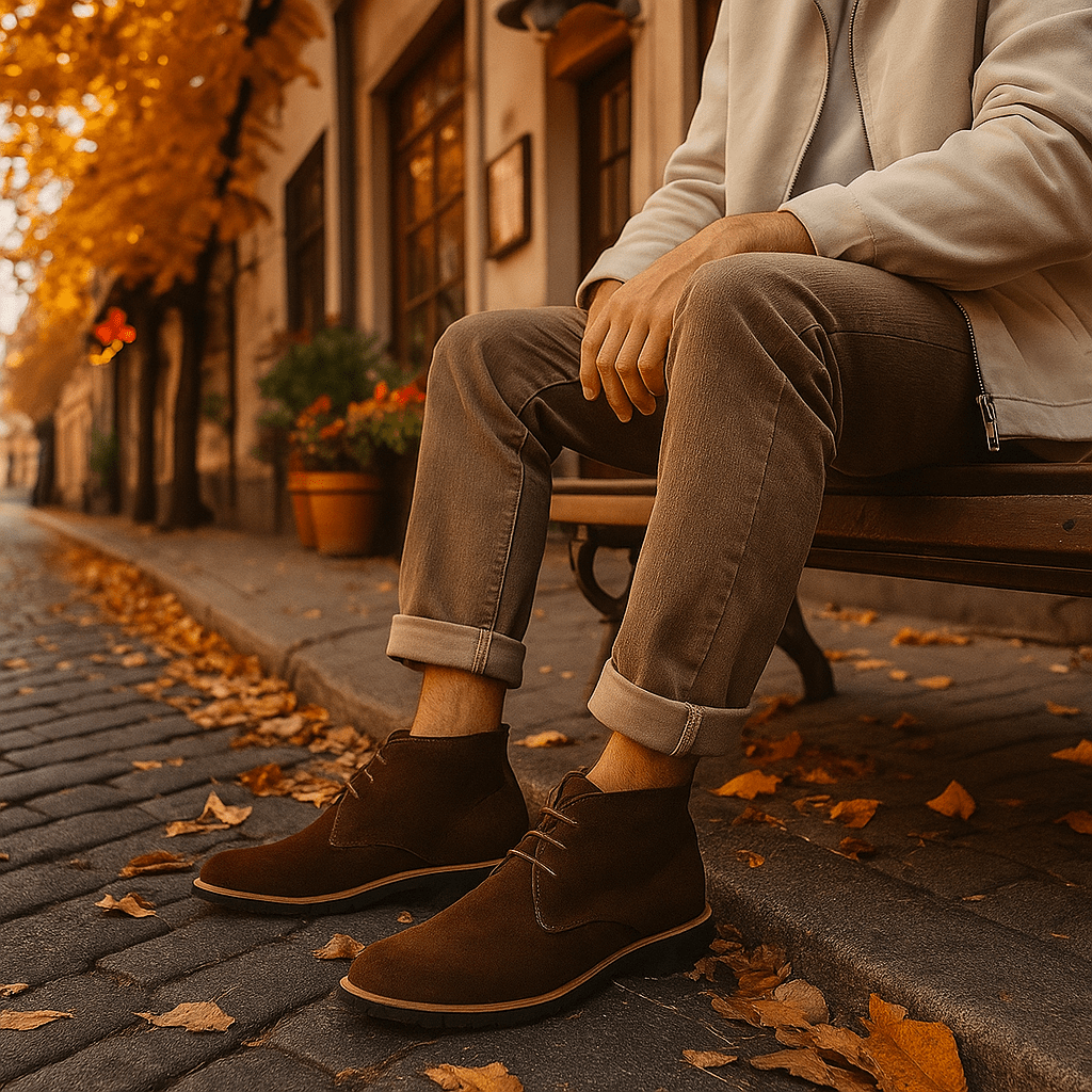 Chris – Męskie Casual Botki na Co Dzień